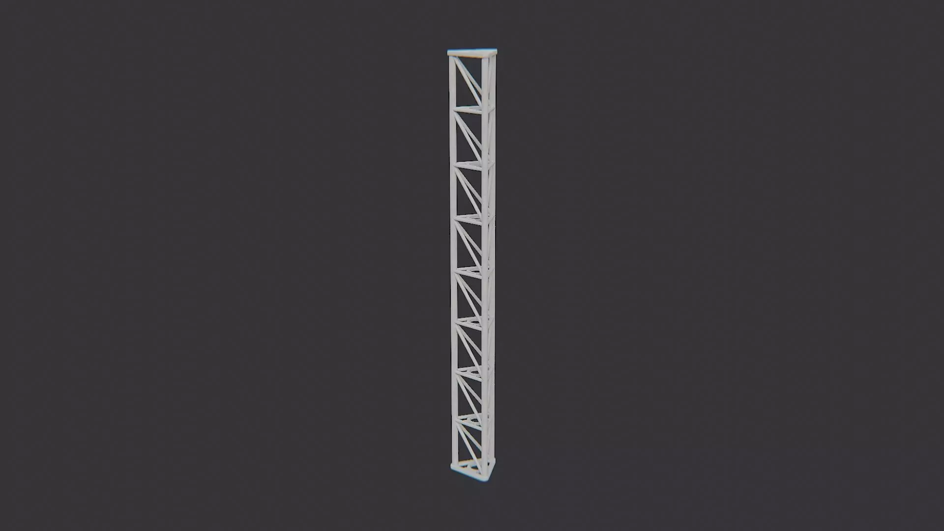 Lighting Truss Framing Section Low-poly 3D model_2