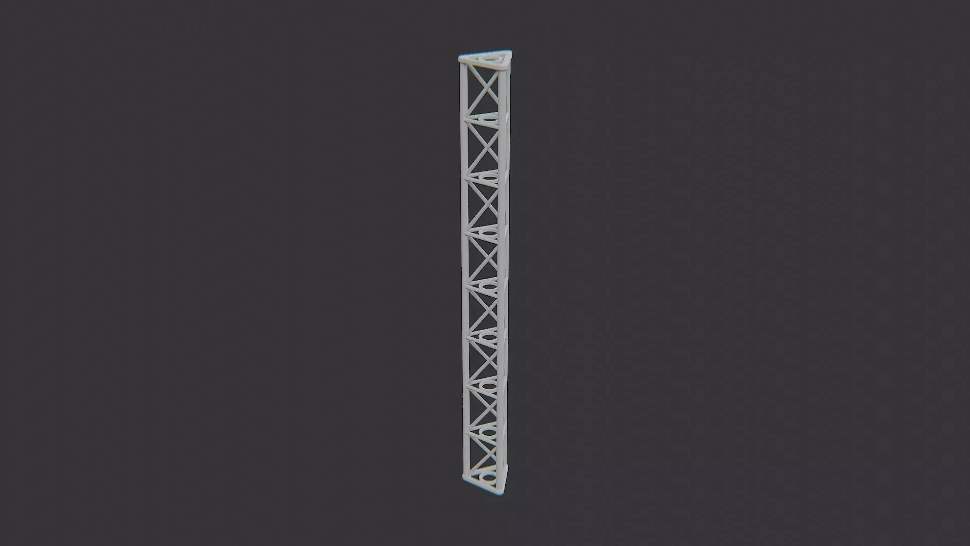 Lighting Truss Framing Section Low-poly 3D model_1