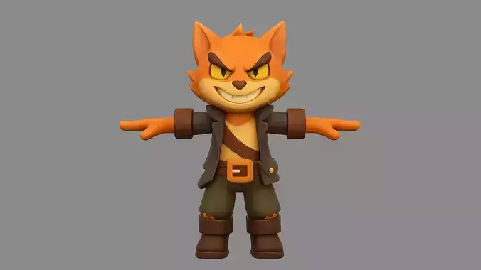 Cartoon Cat 3D