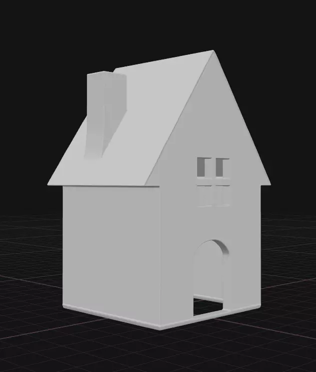 miniature house 3D print model_4