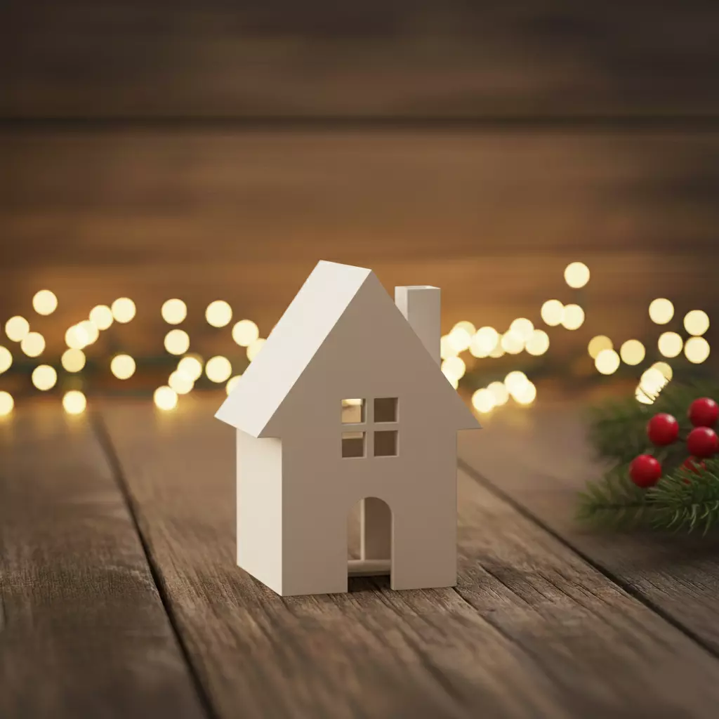 miniature house 3D print model_0