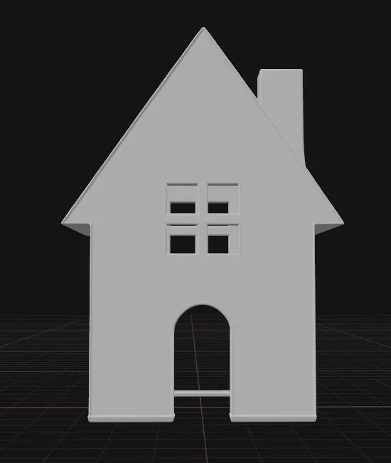 miniature house 3D print model_1