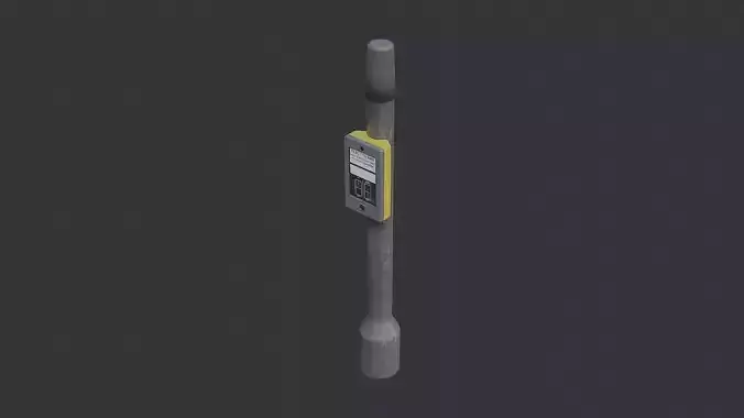 Street Traffic Light Pole with Wet Metal Finish