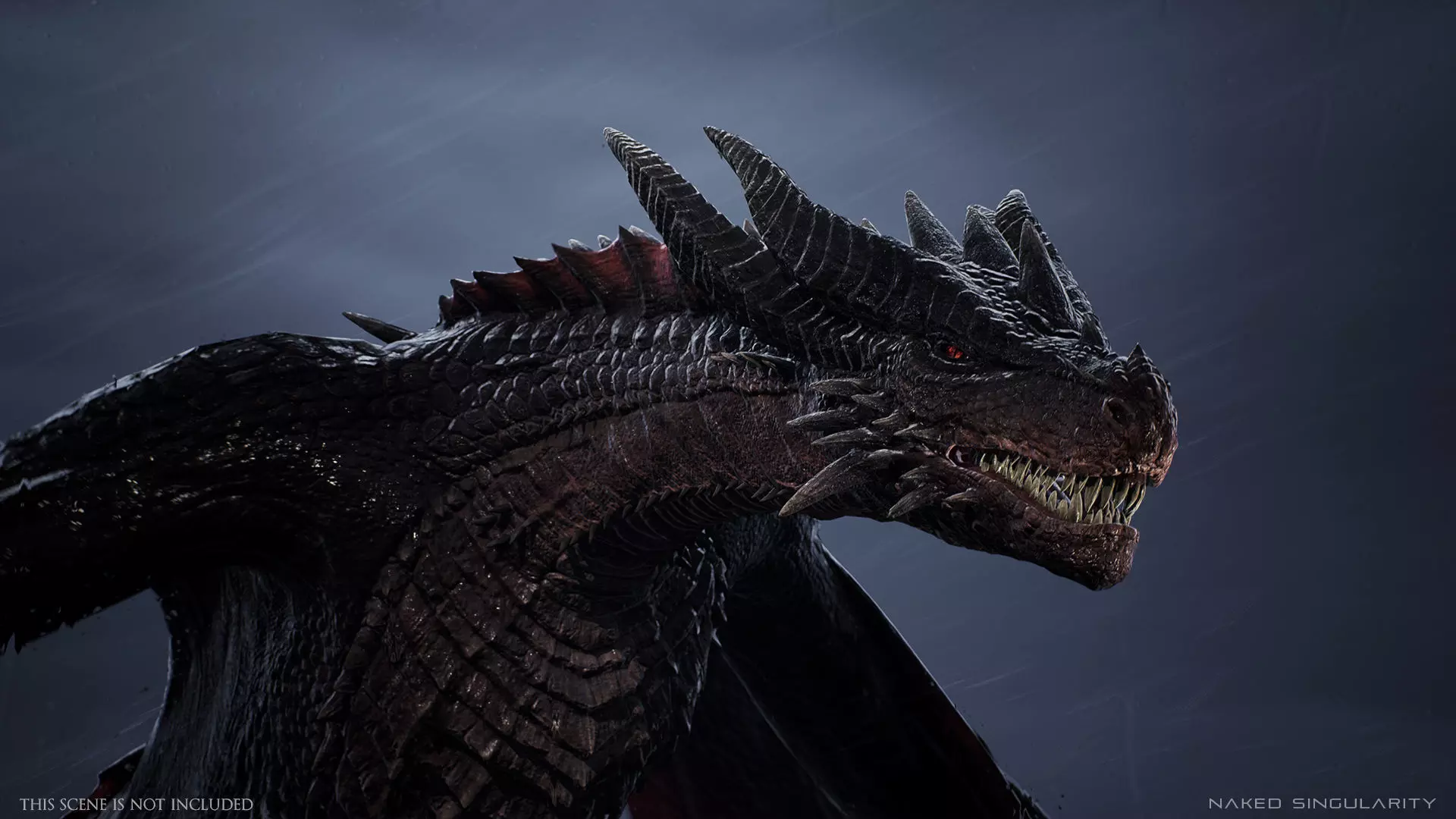 Wyvern Dragon - Fire wyvern dragon and Ice wyvern dragon Low-poly 3D model_16