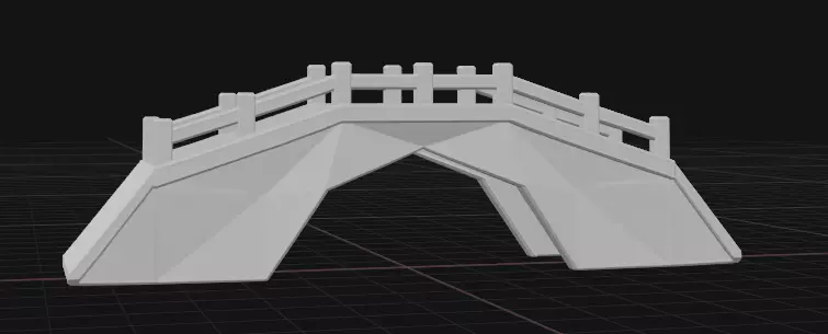 miniature bridge 3D print model_1
