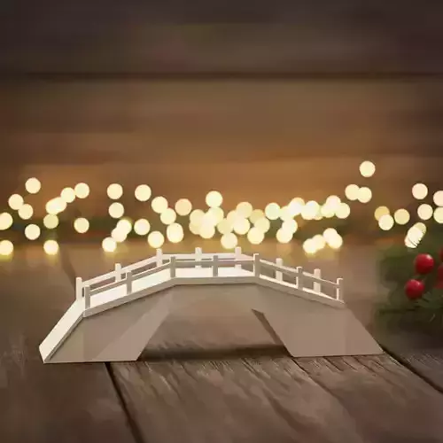 miniature bridge 3D print model