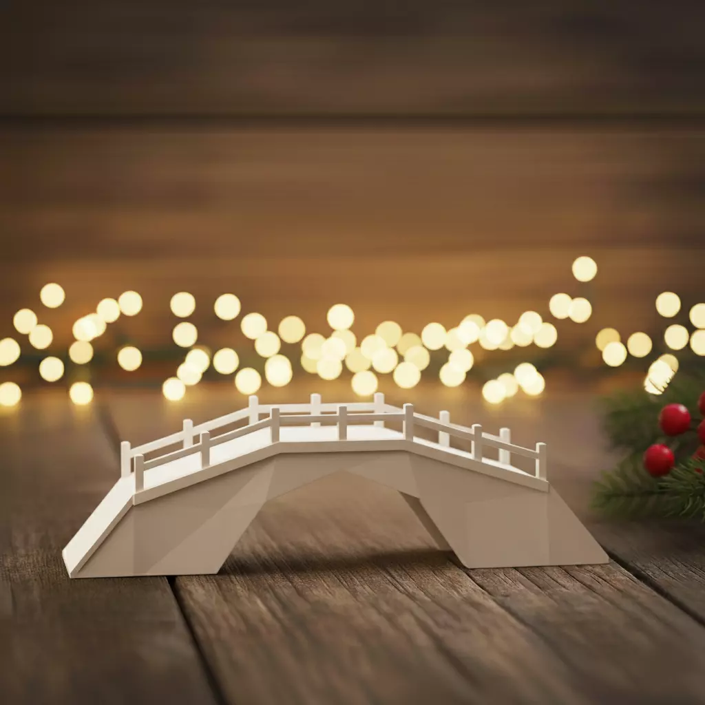 miniature bridge 3D print model_0