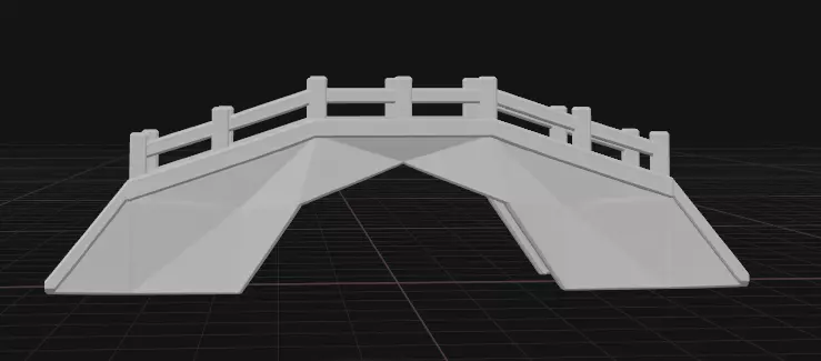 miniature bridge 3D print model_2