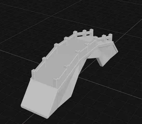 miniature bridge 3D print model_5