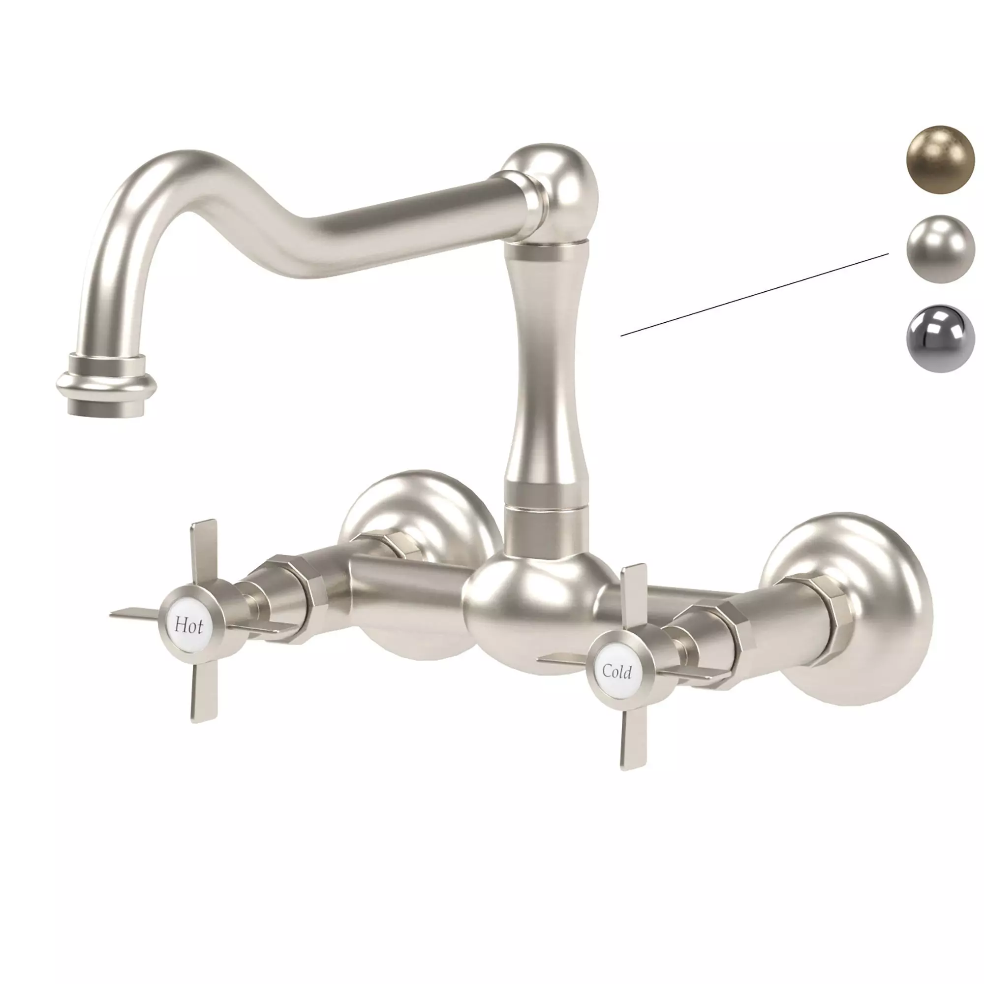 OFFICINE GULLO kitchen faucets collection 3D model_3