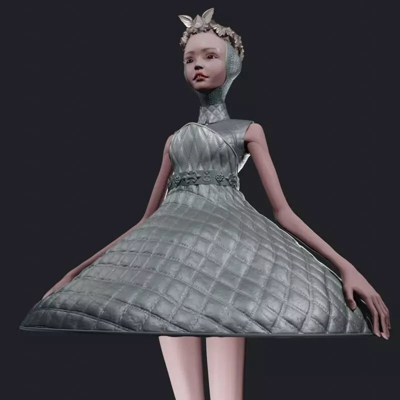 PRINCESS DOLL TOY BOOT BABY CHIBI BARBIE BJD  3D print model_2