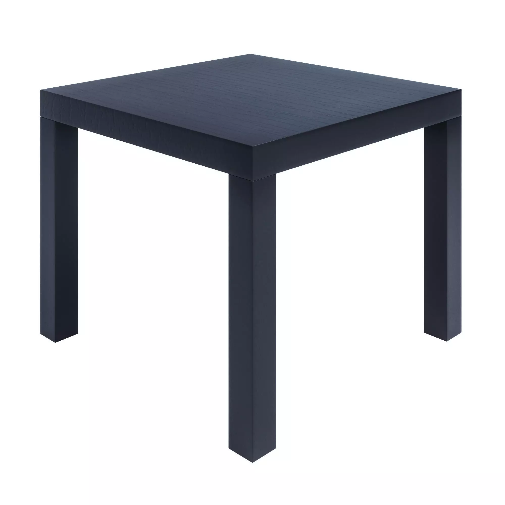 IKEA Black Minimalist Side Table 55x55x45 cm Free low-poly 3D model