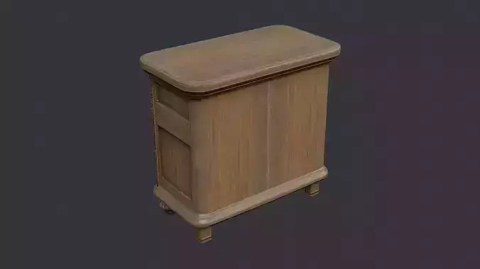 Wooden Cabinet with Drawer