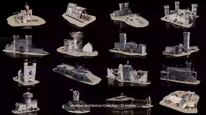 Medieval architecture Collection