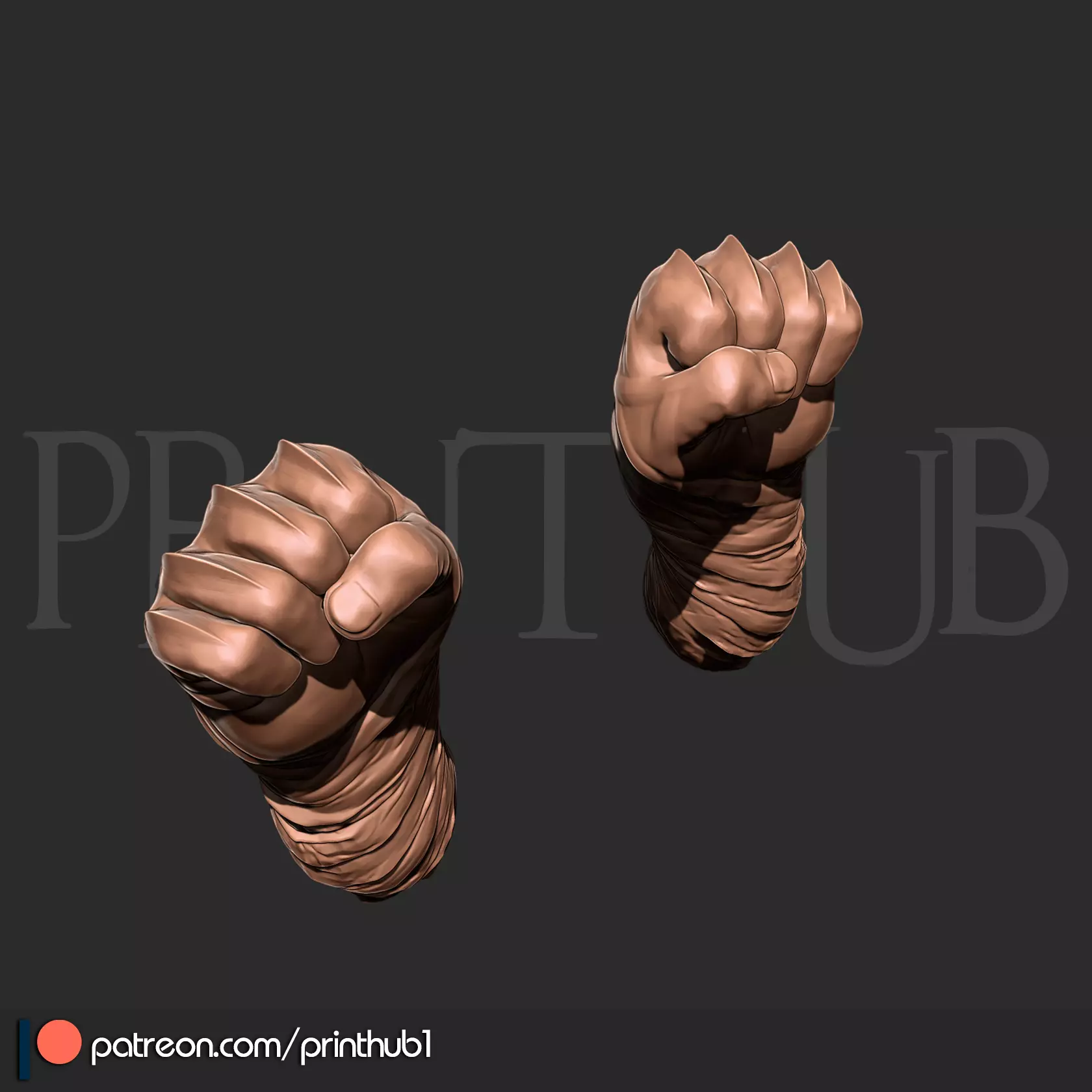 Eryx Fist from Devil may Cry 2013 for 3d Printing miniatures 3D print model_3