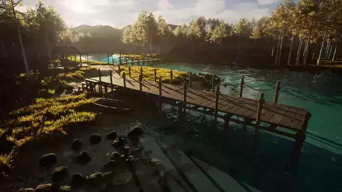 Modular Wooden Village