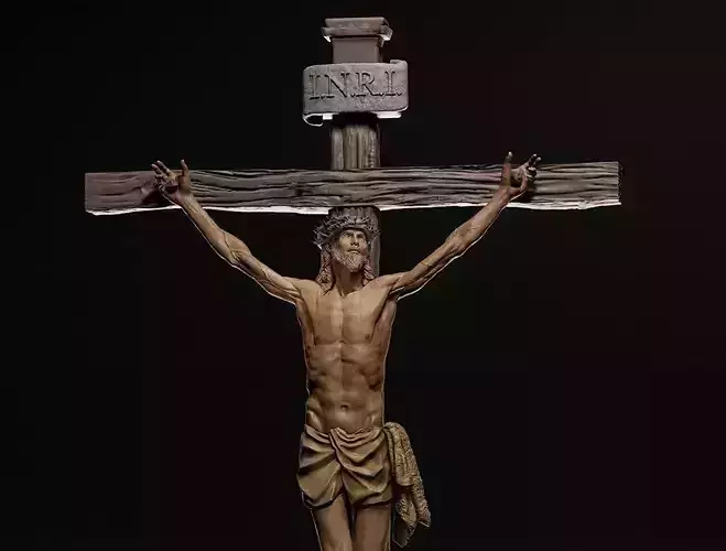 Christ On The Cross  Jesus Crucifixion  Christ Crucified  stl   