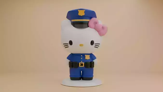 Hello kitty police 