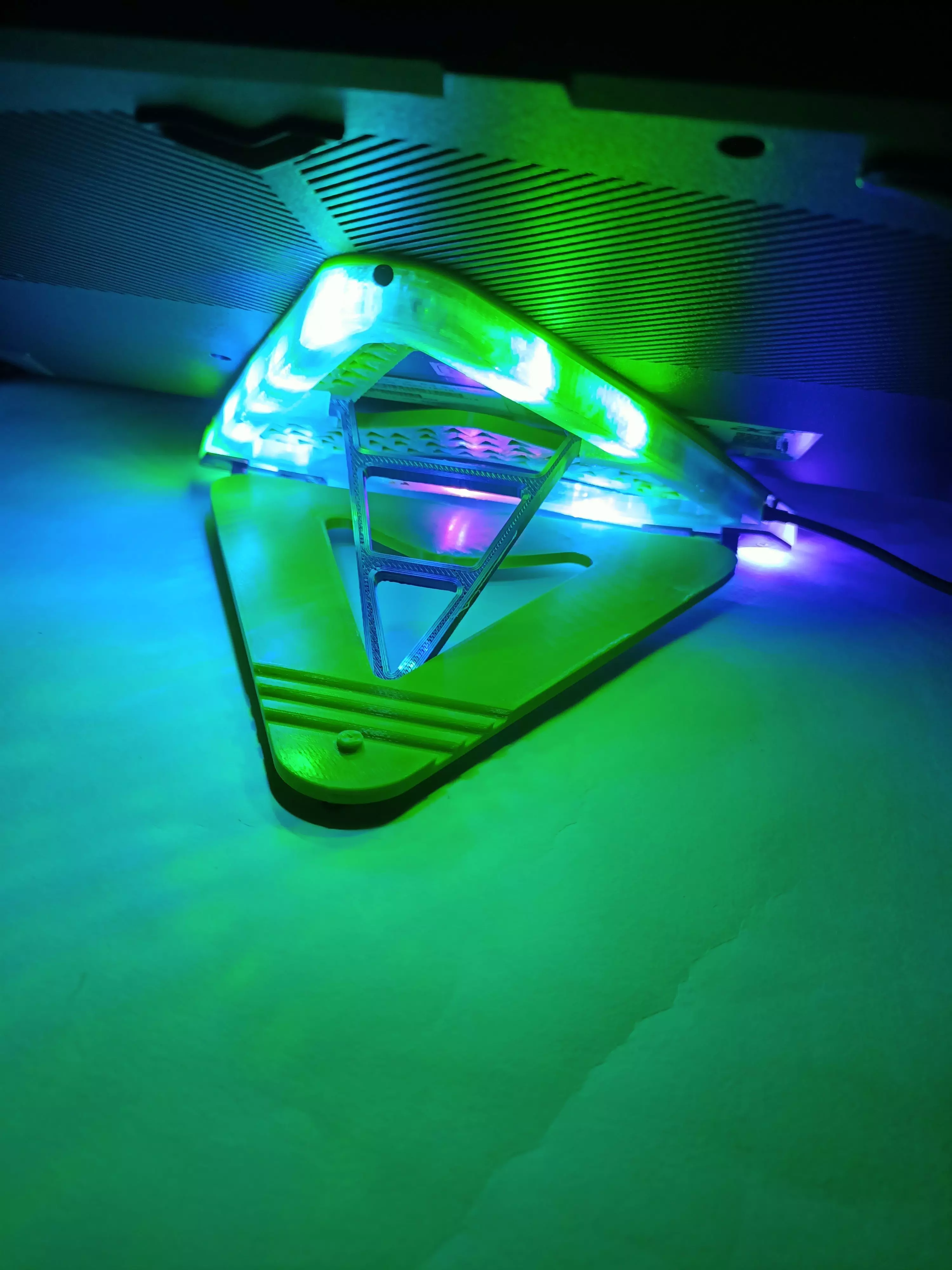 Next Gen RGB Cooling Pad for tab iPad and laptops 3D print model_6