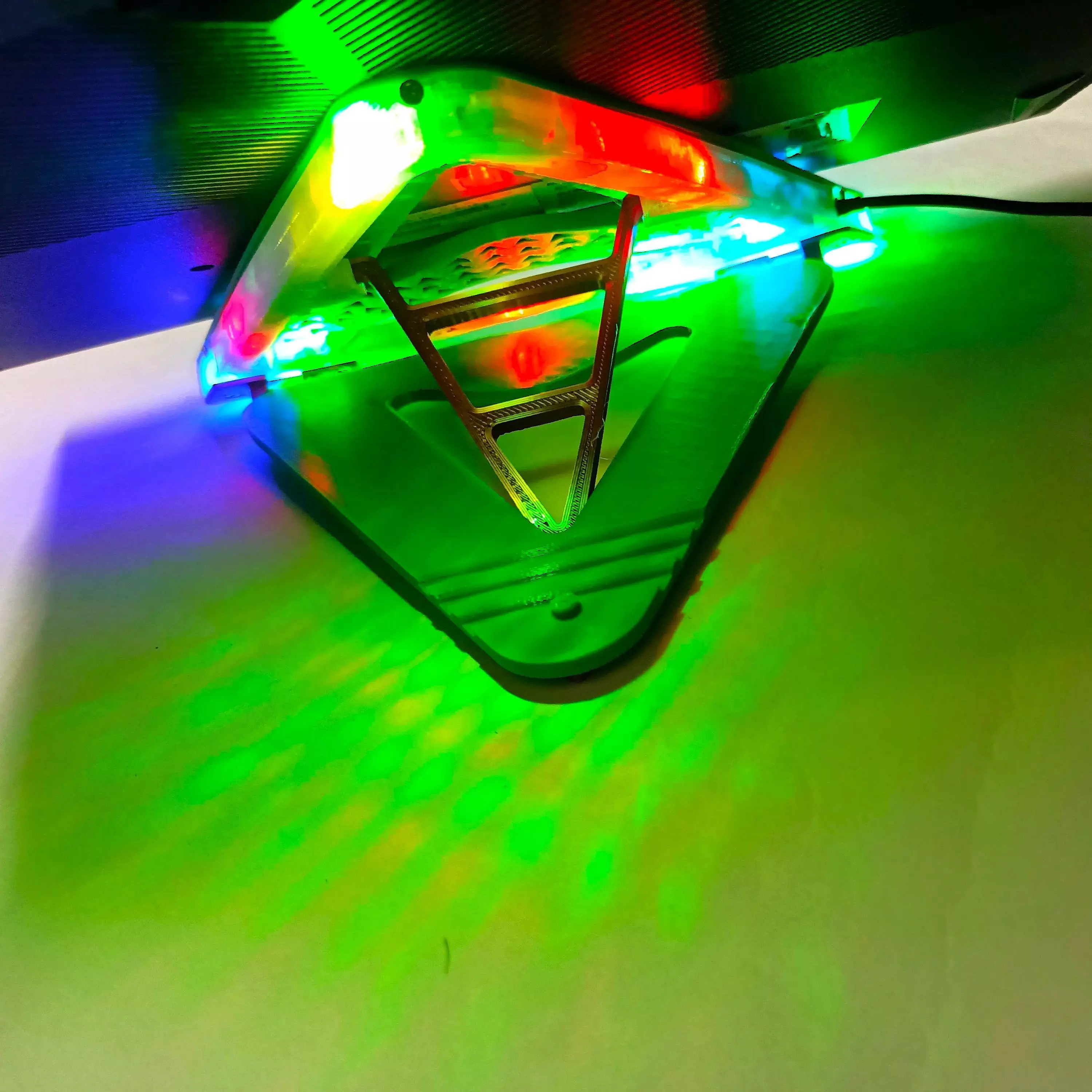 Next Gen RGB Cooling Pad for tab iPad and laptops 3D print model_3