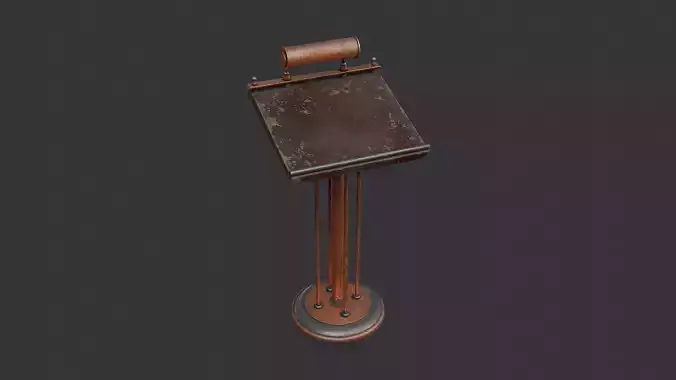 Copper Hotel Host Stand for Reception