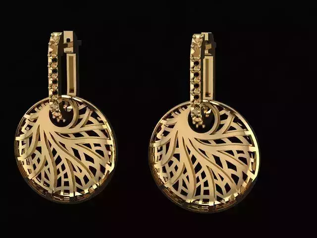 Earrings for 3D Models