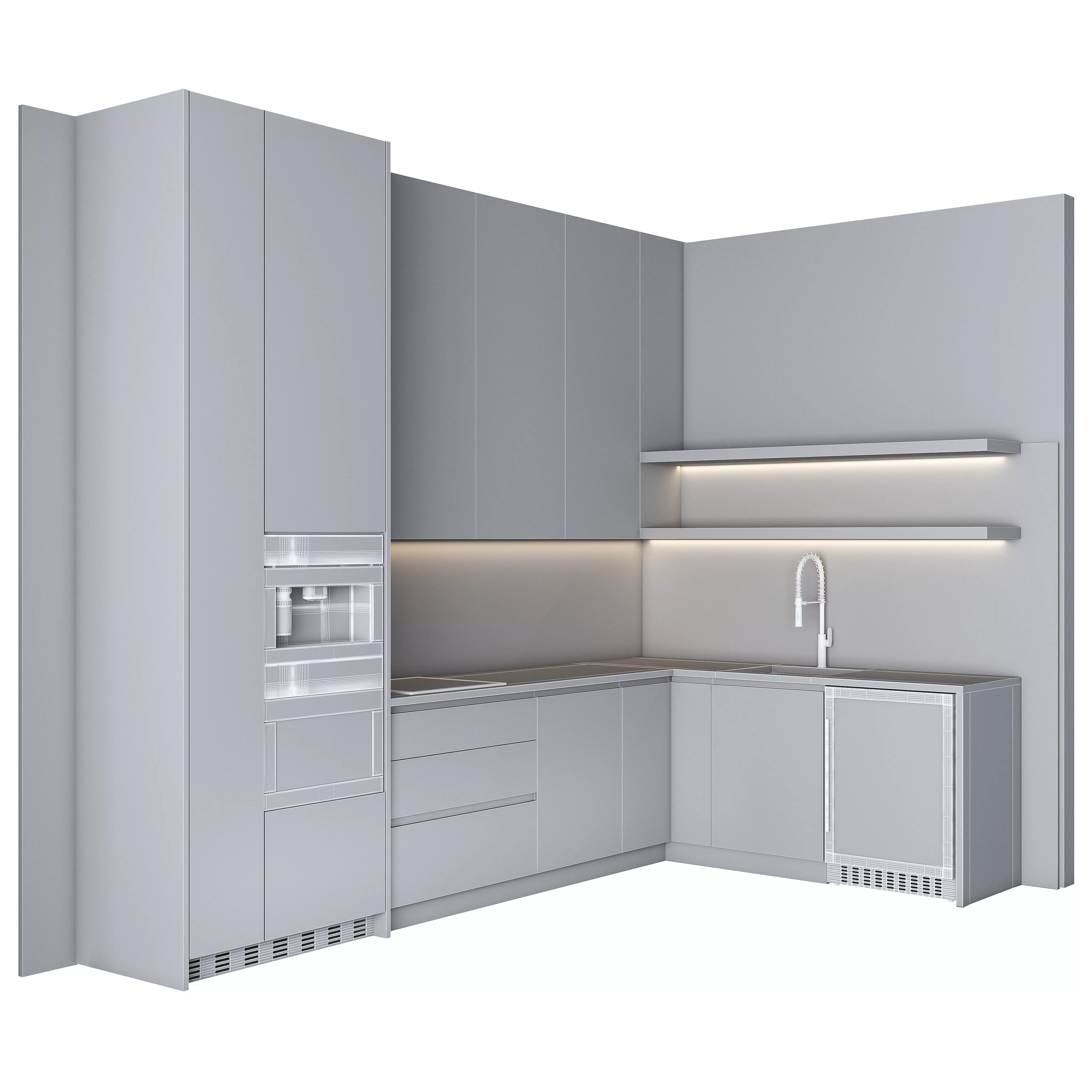 Kitchen 06 3D model_3