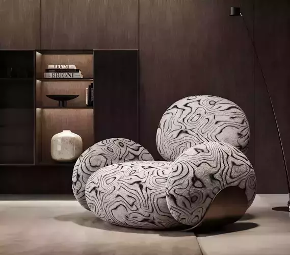 Vintage French single sofa