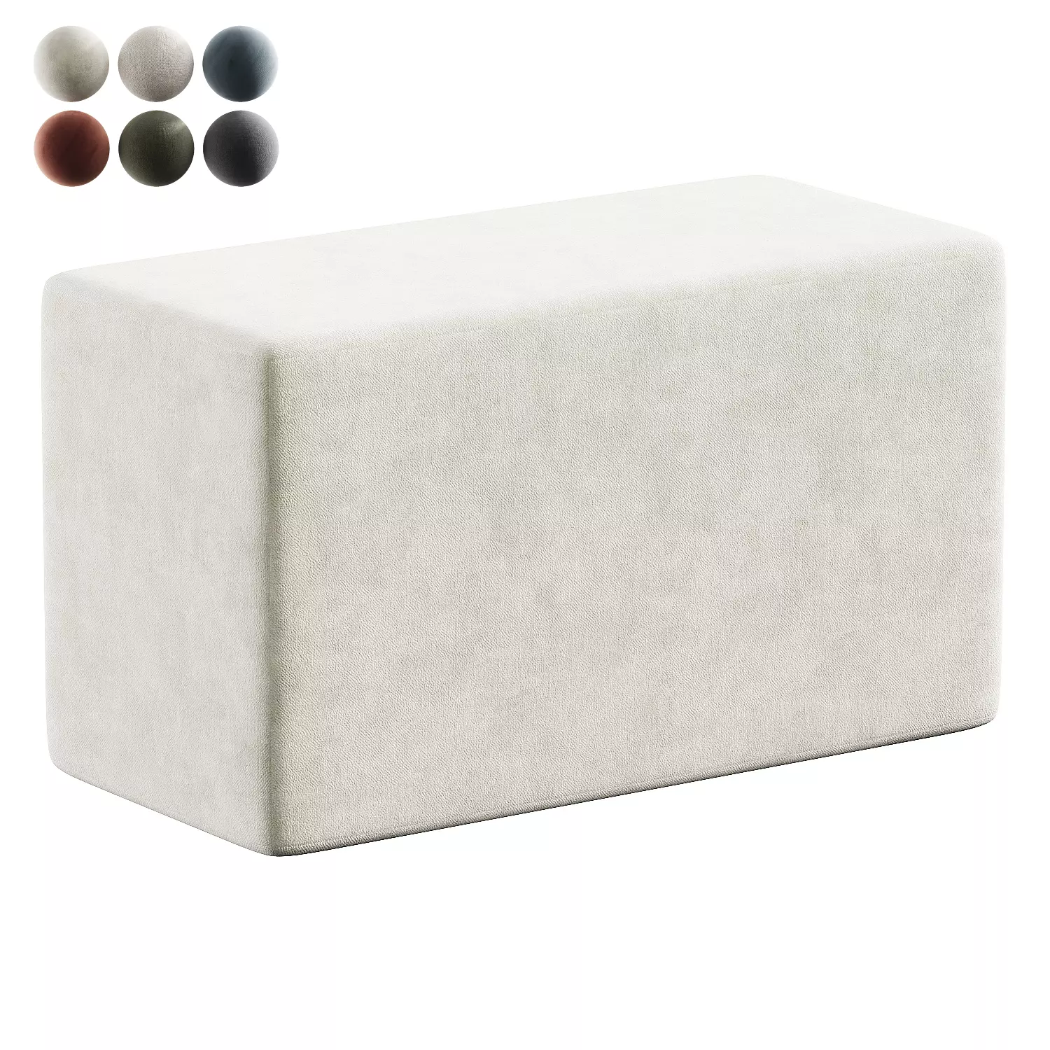 4081 big pouf 3D model_0