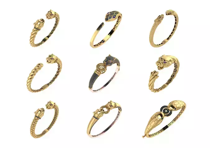 collection animals bracelets pack 100