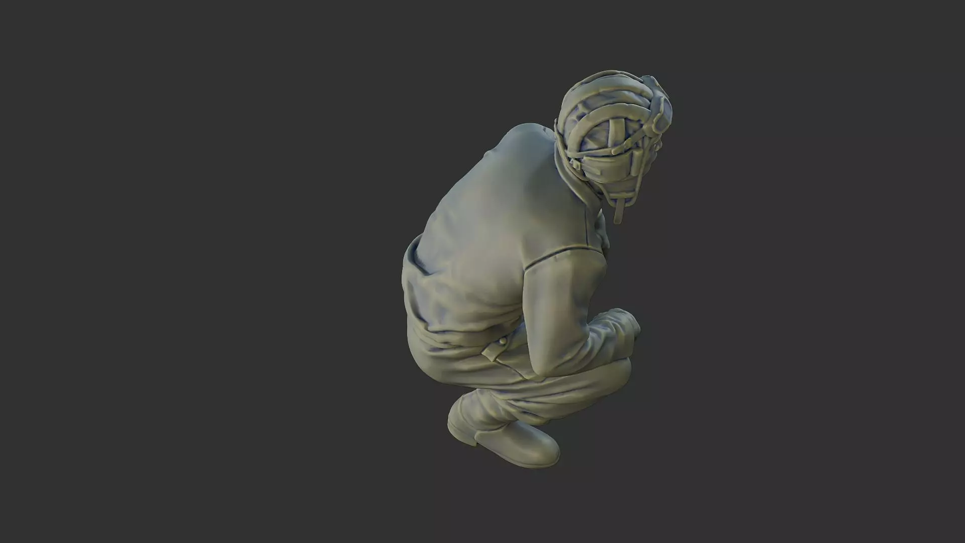 Russian Soviet tank Crew STC WW2 1 002 3D print model_23