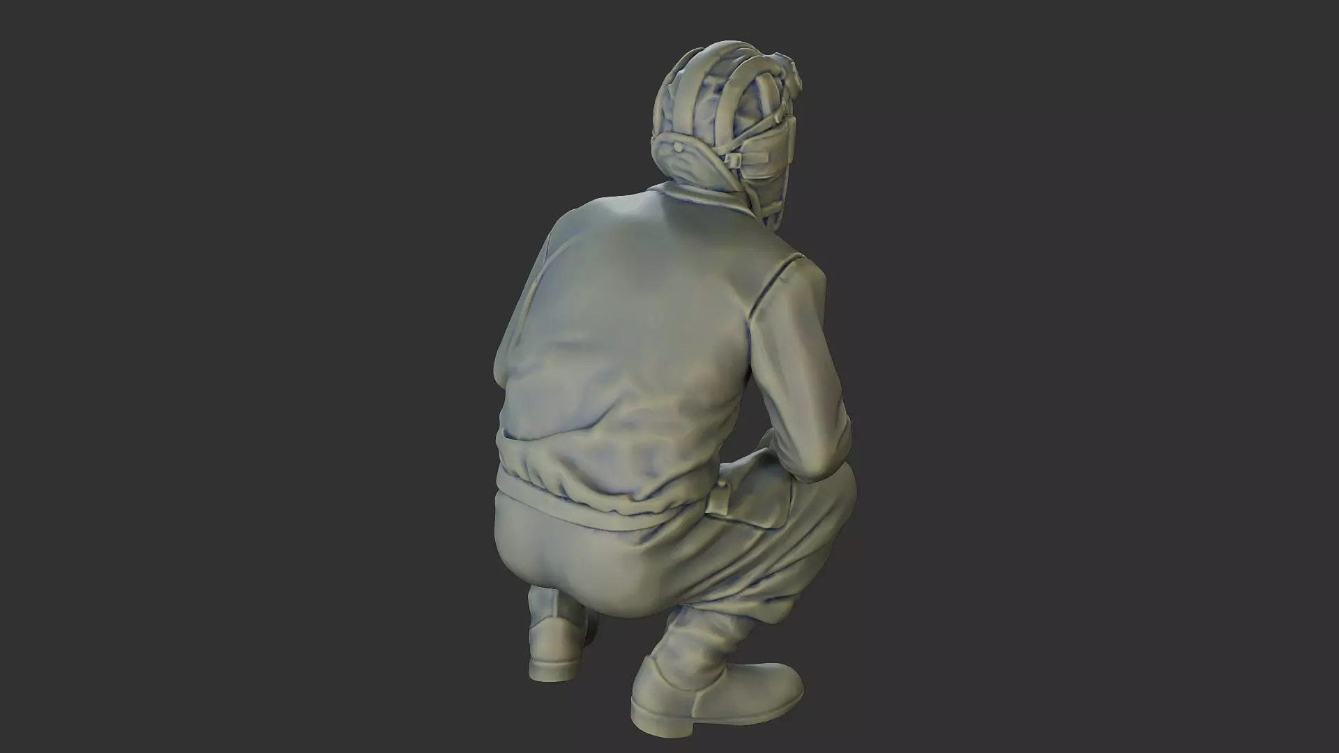 Russian Soviet tank Crew STC WW2 1 002 3D print model_24