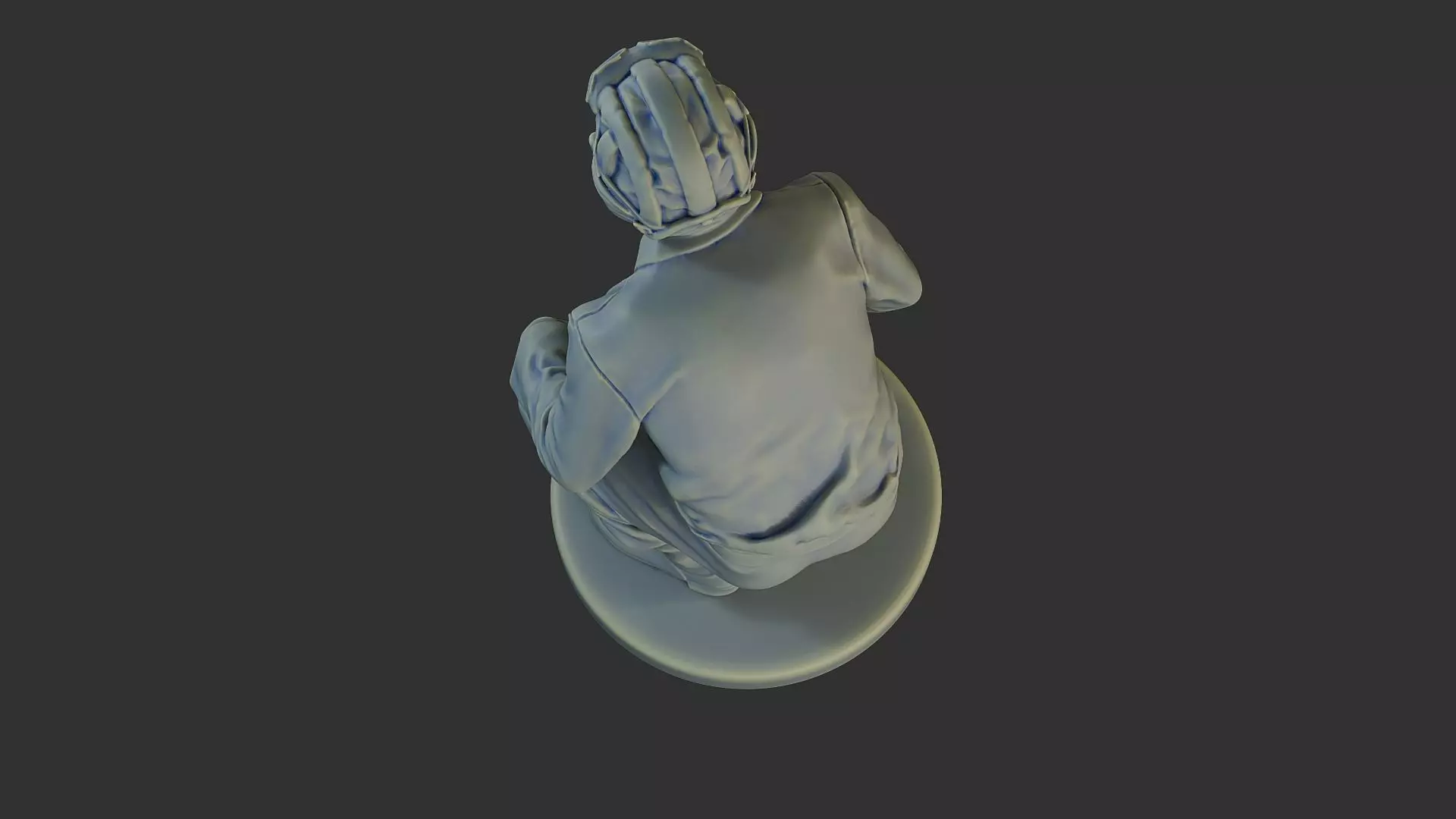 Russian Soviet tank Crew STC WW2 1 002 3D print model_16