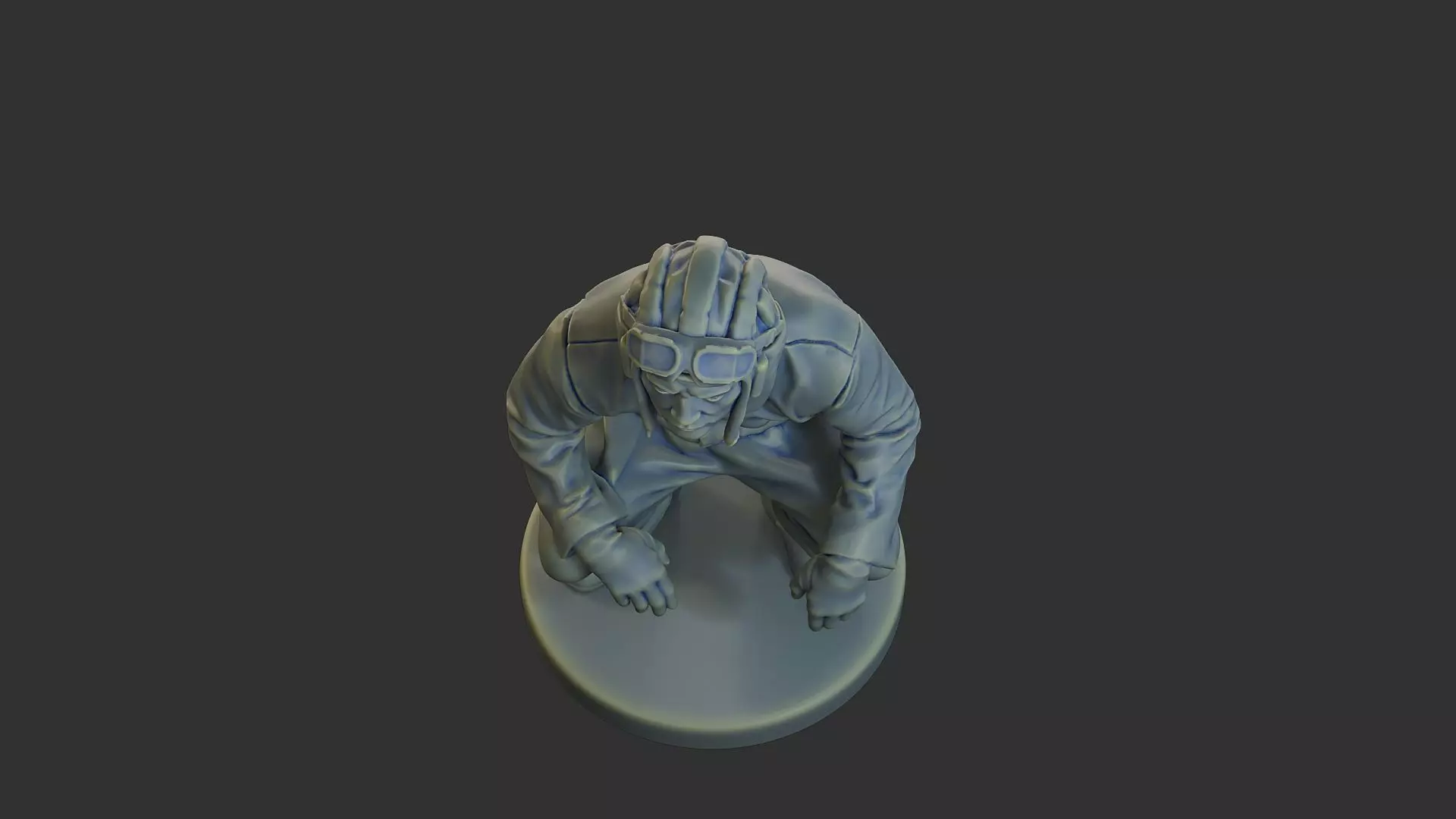 Russian Soviet tank Crew STC WW2 1 002 3D print model_14