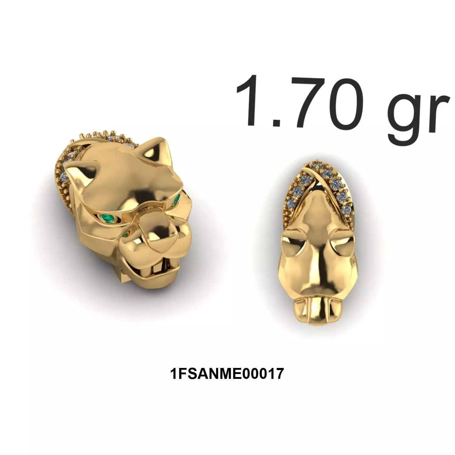Collection Jewellery Animals Models 3D print model_11