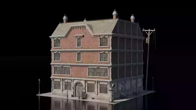 Dark Fantasy Building - Apartment House