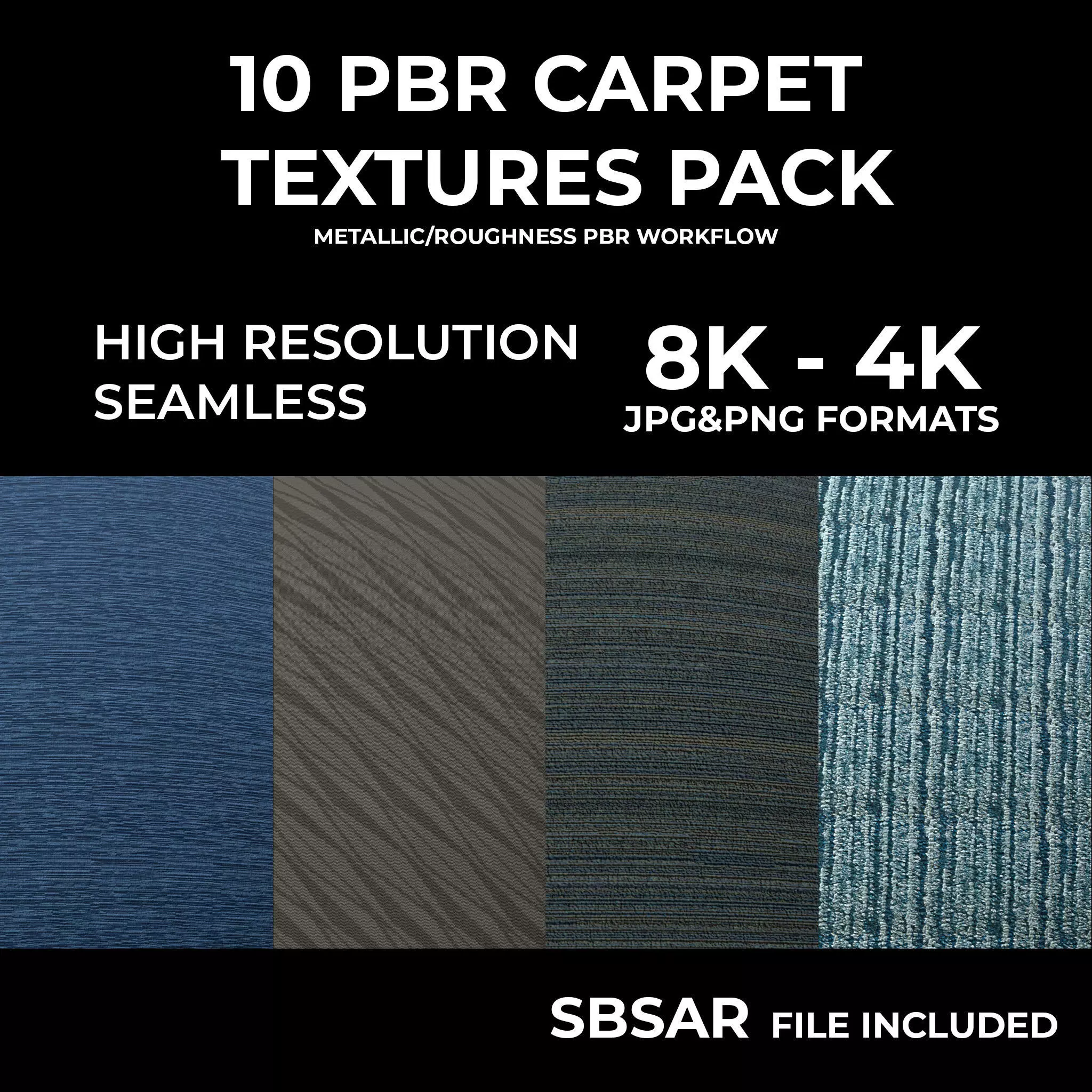 CARPET PACK 10 PBR TEXTURES 8K 4K Texture Texture_0