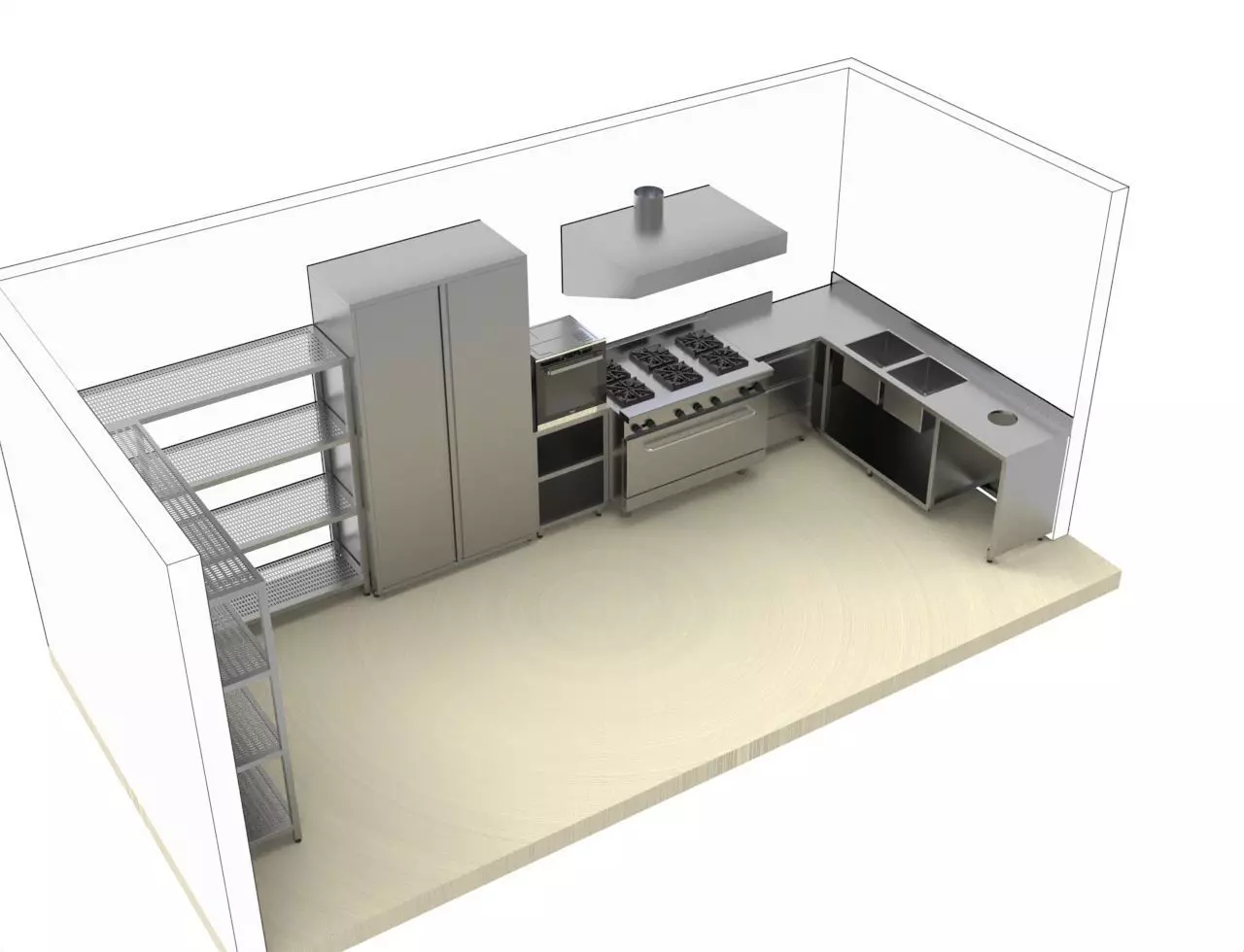 KITCHEN 71 3D model_1