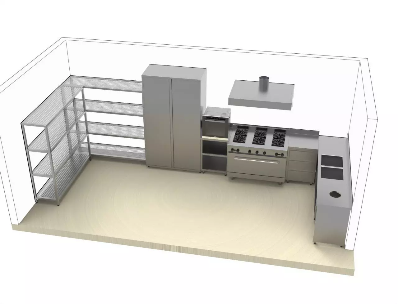 KITCHEN 71 3D model_3