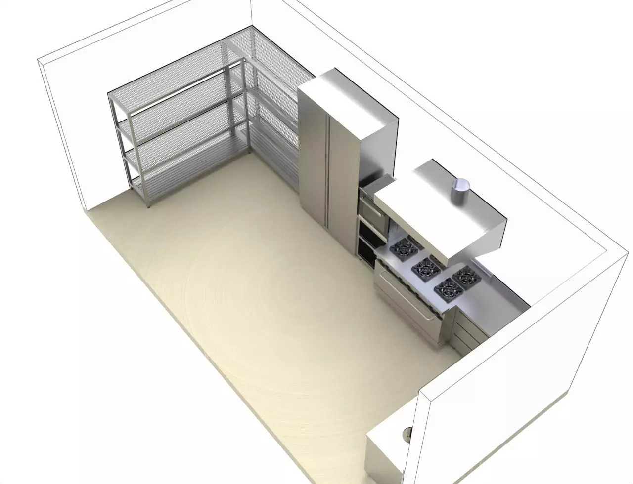 KITCHEN 71 3D model_2
