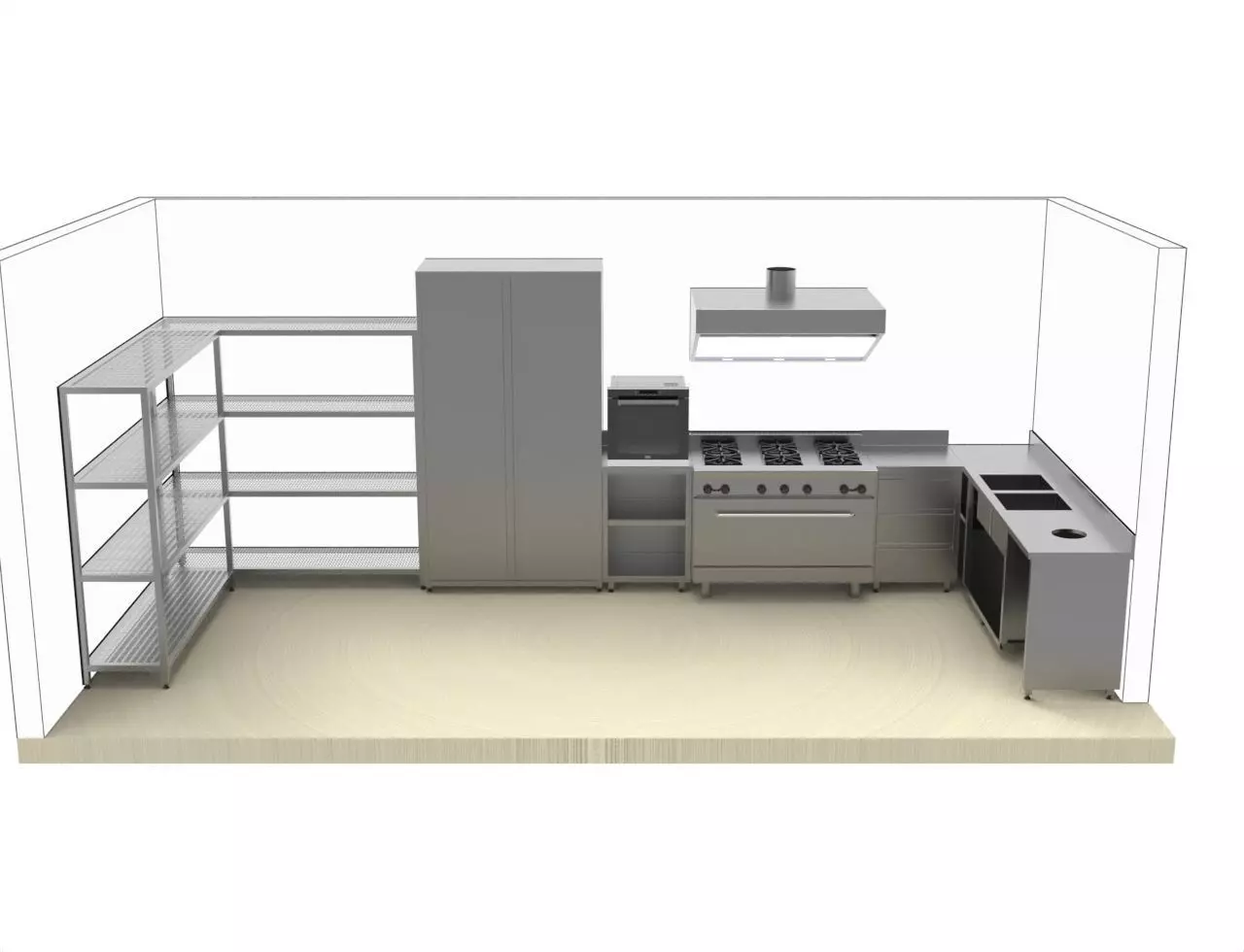 KITCHEN 71 3D model_0