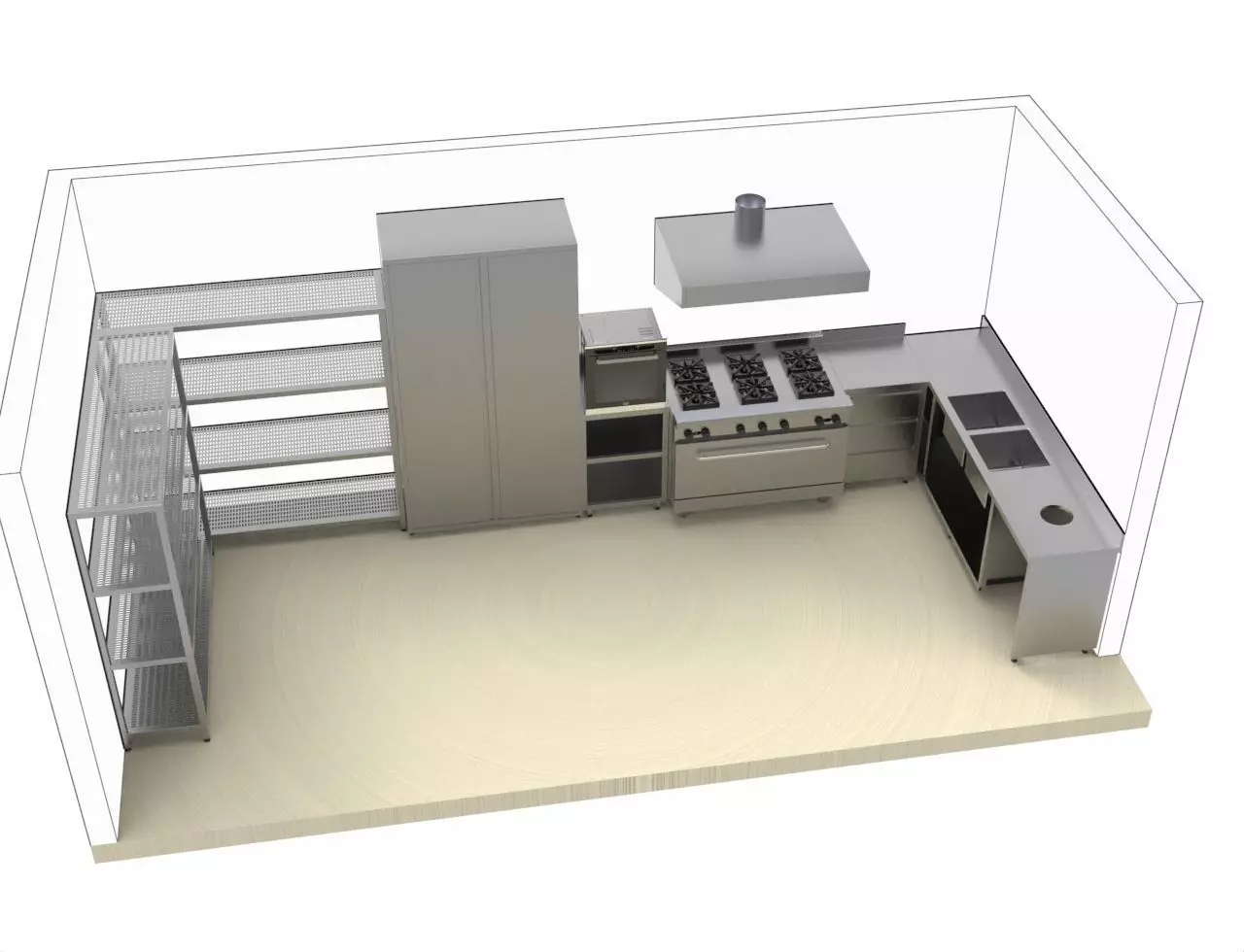 KITCHEN 71 3D model_5