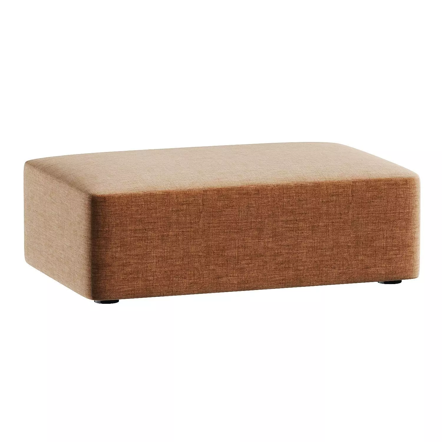 pouf brown 2 3D model_1