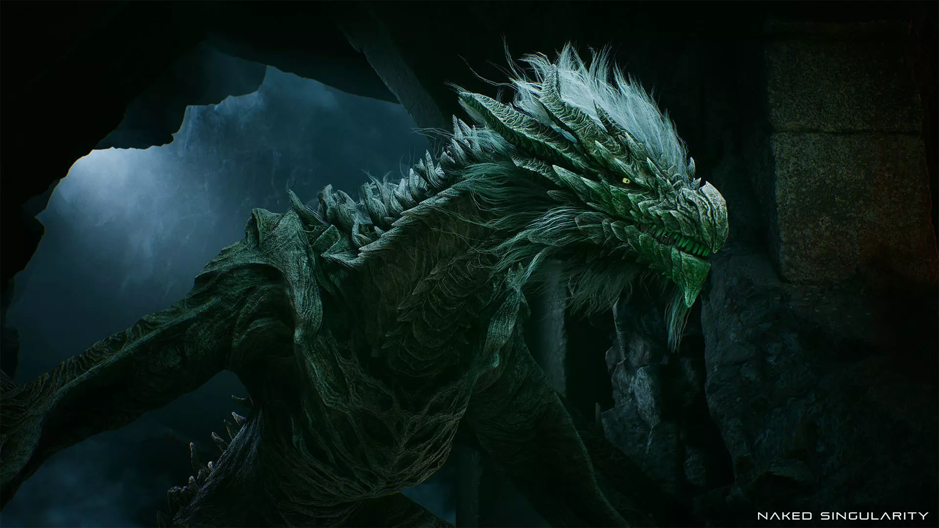 Ancient Dragon Wyvern - Realistic Game-ready Low-poly 3D model_15