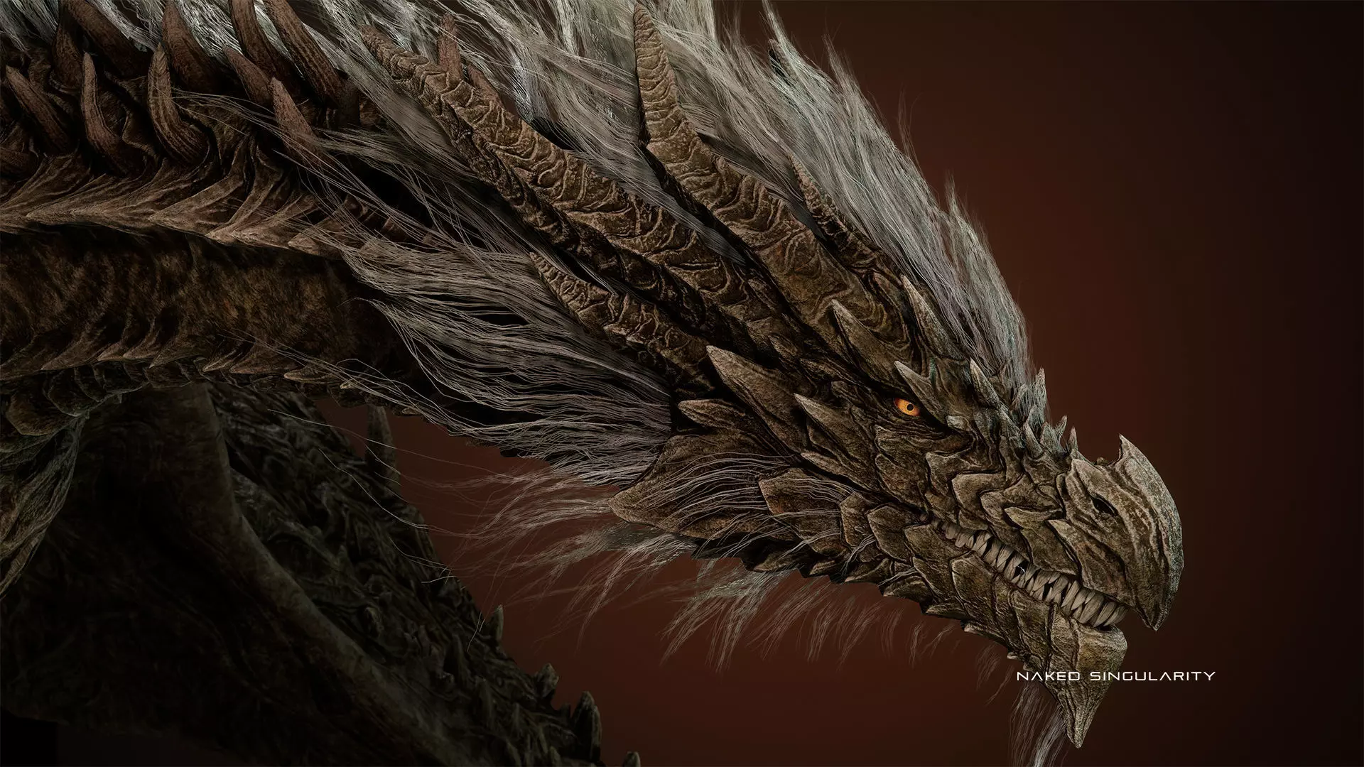 Ancient Dragon Wyvern - Realistic Game-ready Low-poly 3D model_1