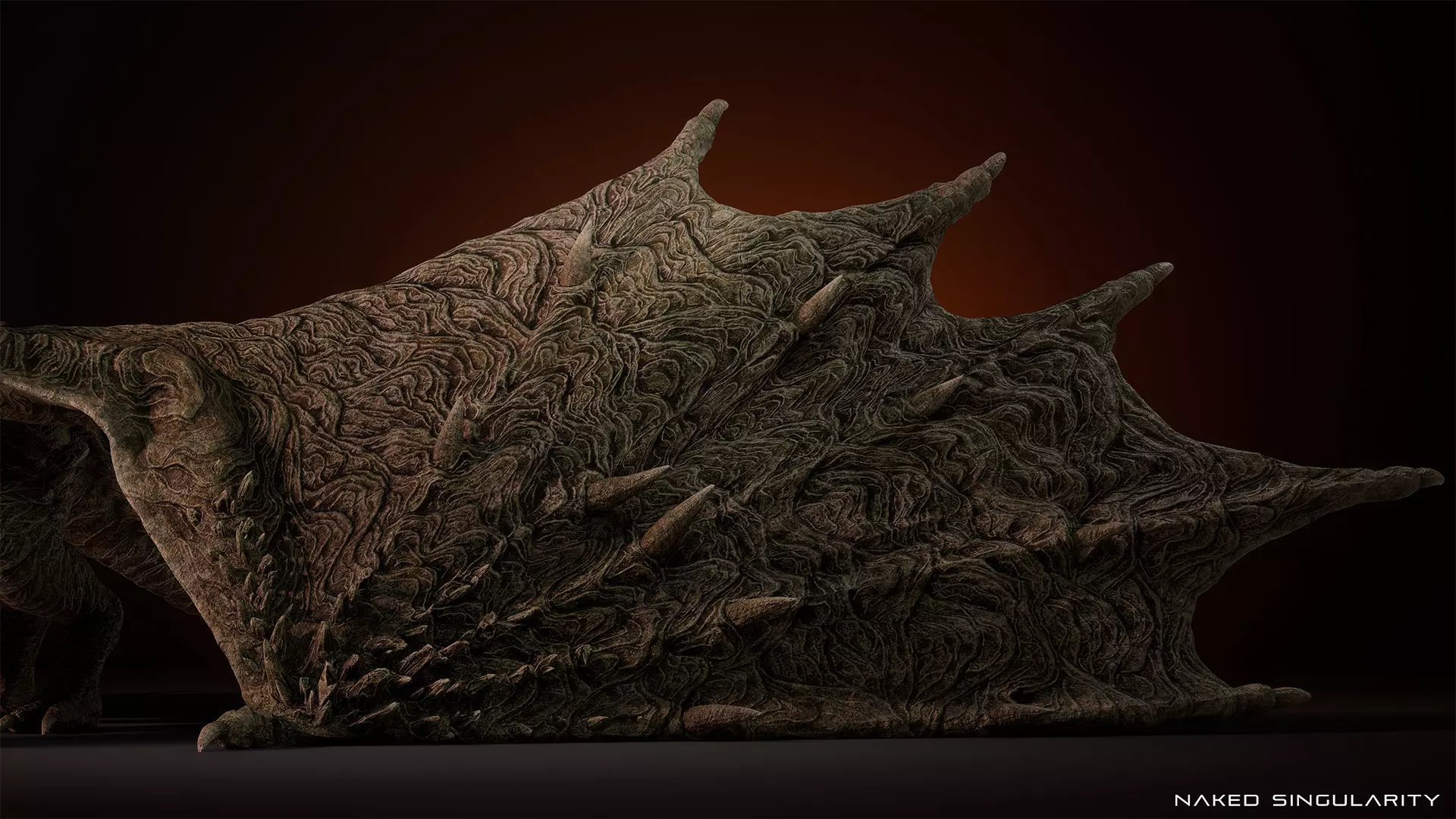Ancient Dragon Wyvern - Realistic Game-ready Low-poly 3D model_7
