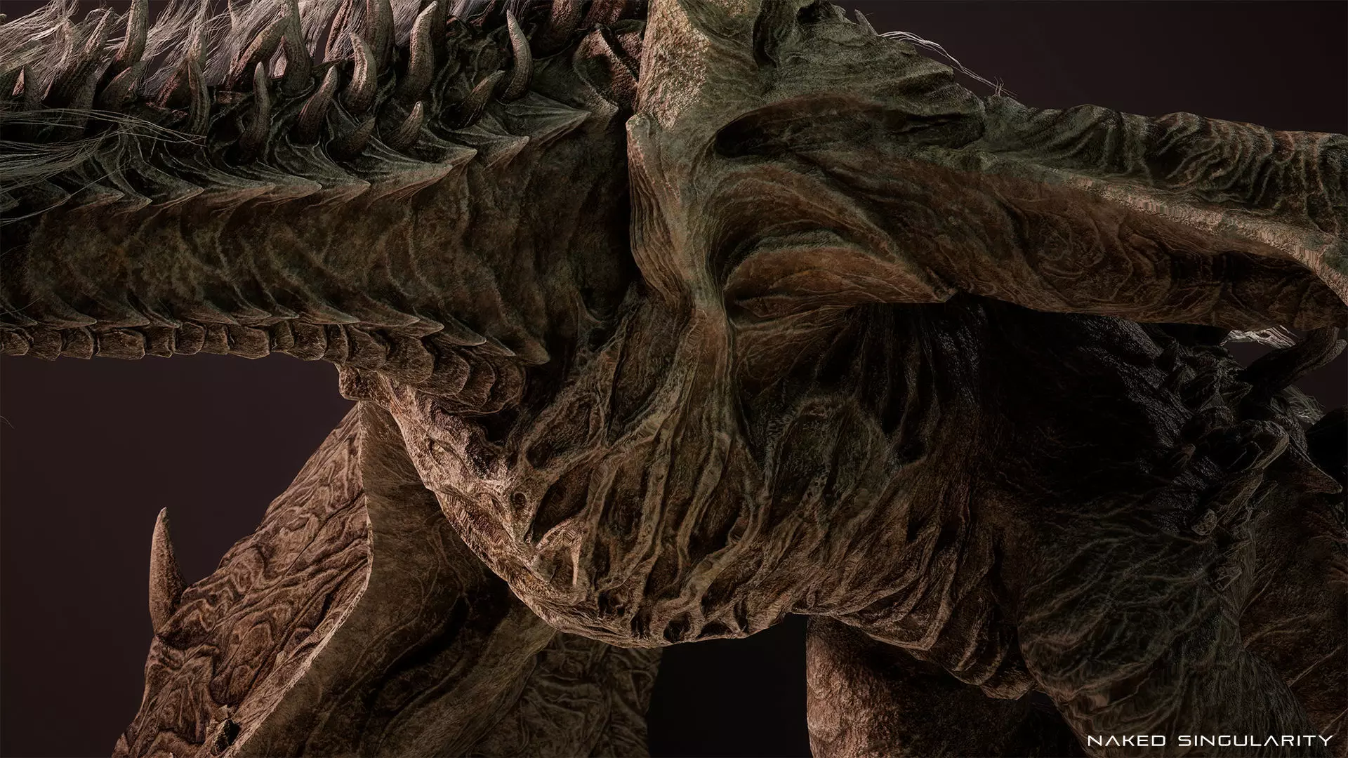 Ancient Dragon Wyvern - Realistic Game-ready Low-poly 3D model_8