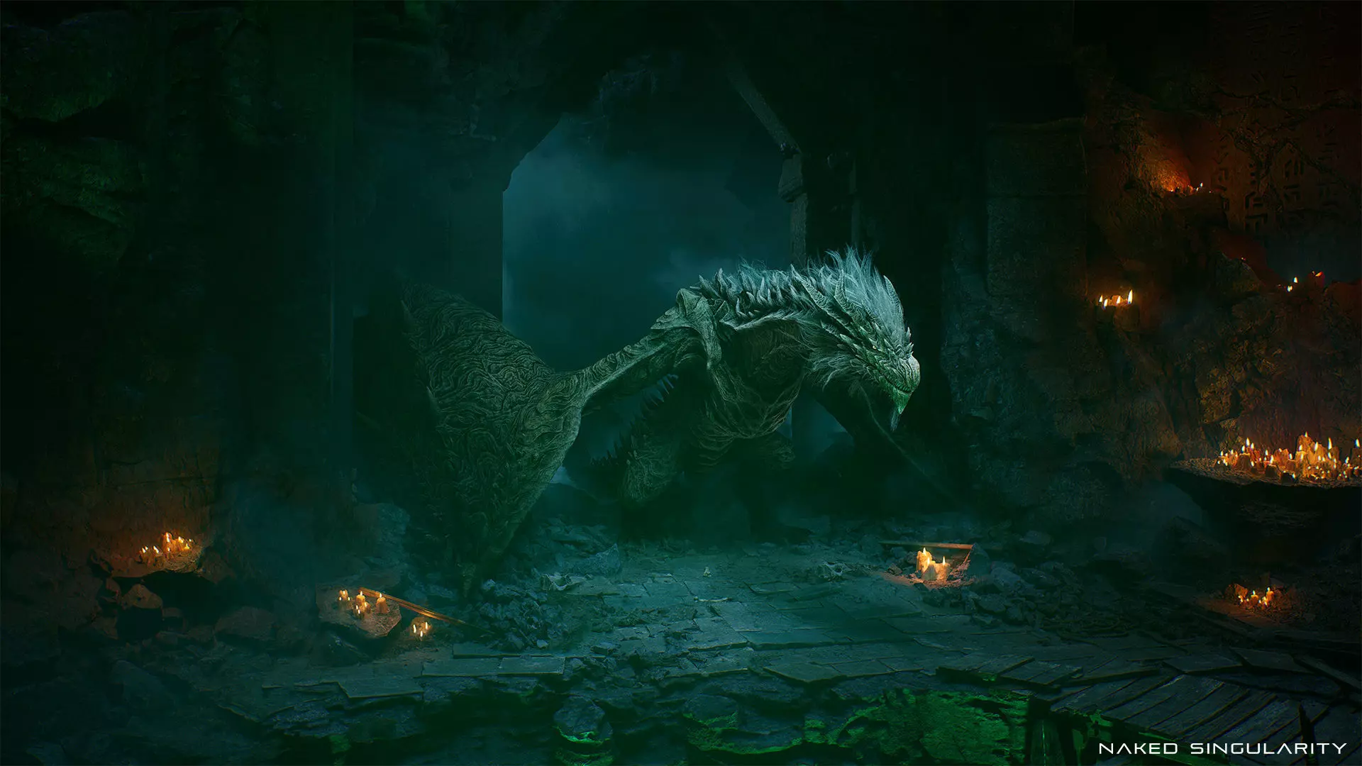 Ancient Dragon Wyvern - Realistic Game-ready Low-poly 3D model_14