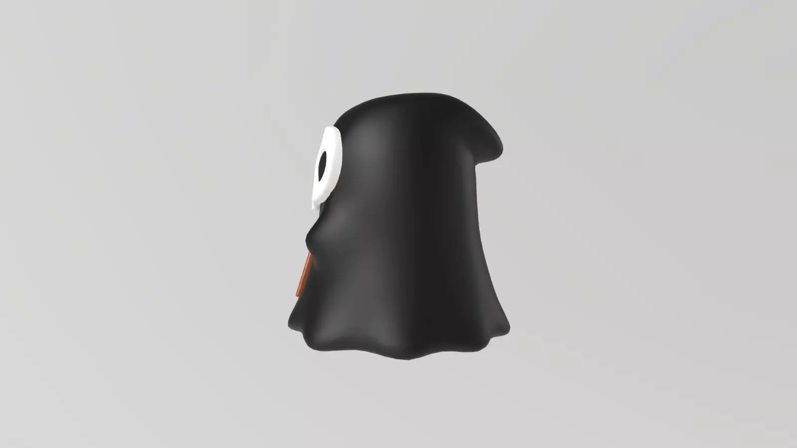 Stylized Low-Poly Cute Grim Reaper Low-poly 3D model_5