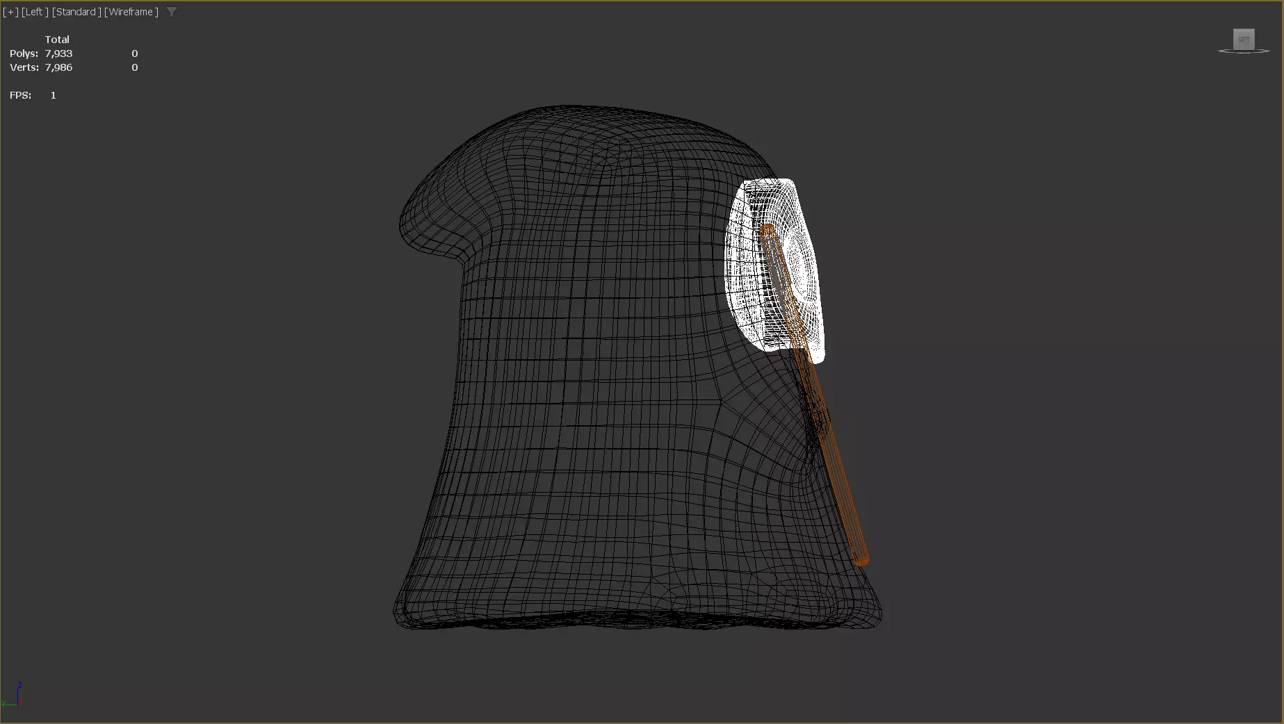 Stylized Low-Poly Cute Grim Reaper Low-poly 3D model_12